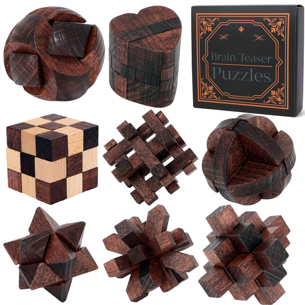 3D Brain Teaser Puzzle Game for Adults and Teens