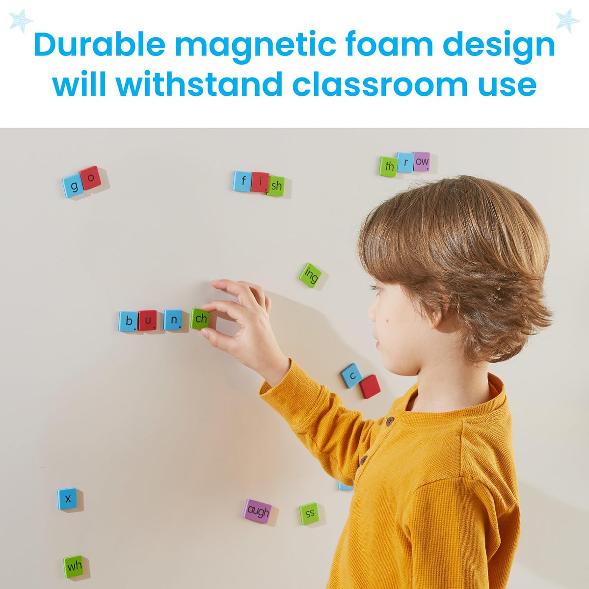 Phonics Word Building Magnetic Letter Tiles Set of 6