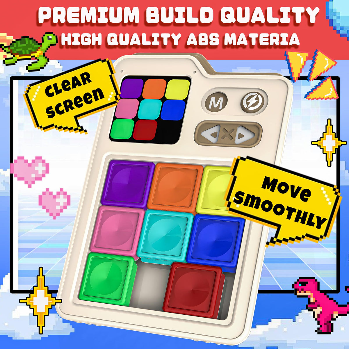Brain Teaser Sliding Puzzle Game with 1000 Challenges