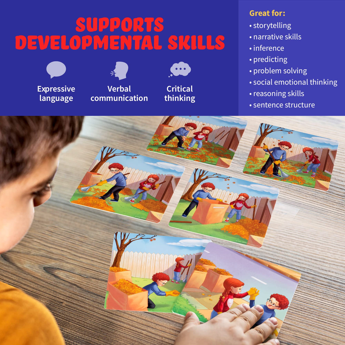 Sequence Picture Cards for Language and Social Skills