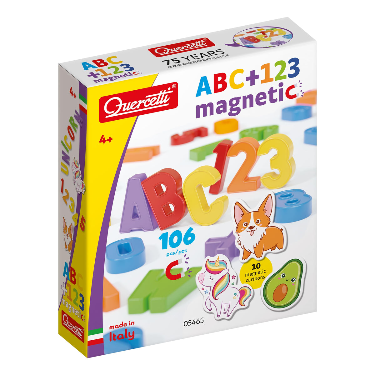 ABC 123 Multicolor Magnetic Learning Set
