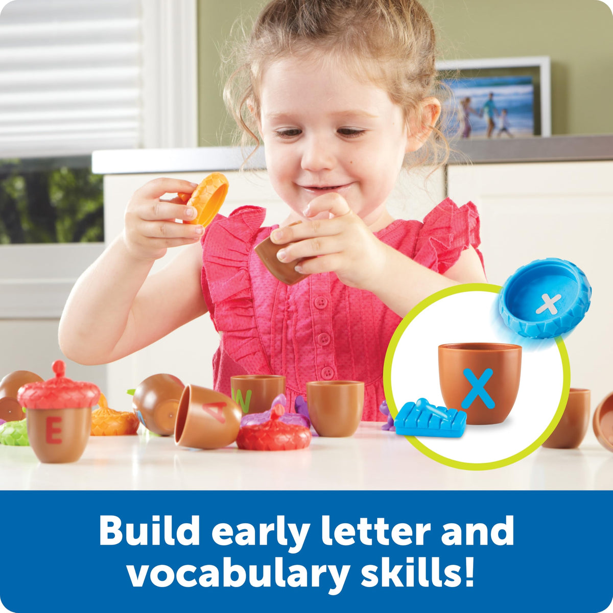 Alphabet Acorns Visual and Tactile Learning Set 78 Pieces