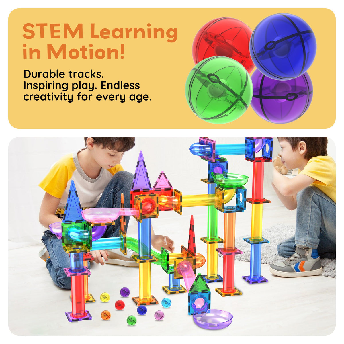 Marble Run Race Track Building Set