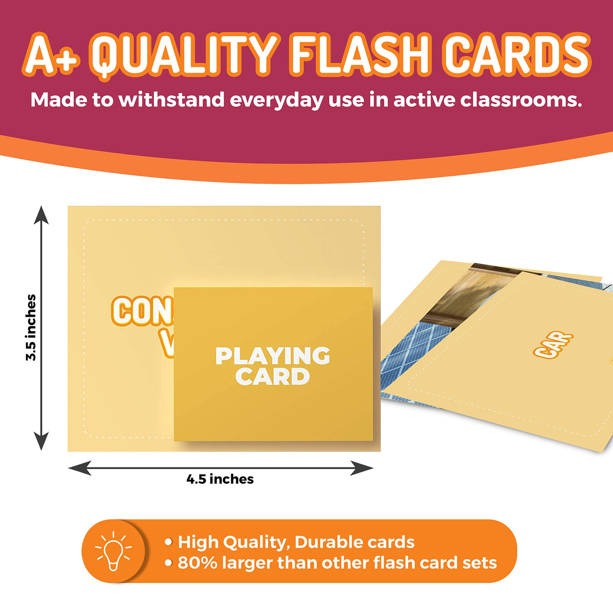 Vocabulary Builder Flash Cards 300 Educational Photo Cards