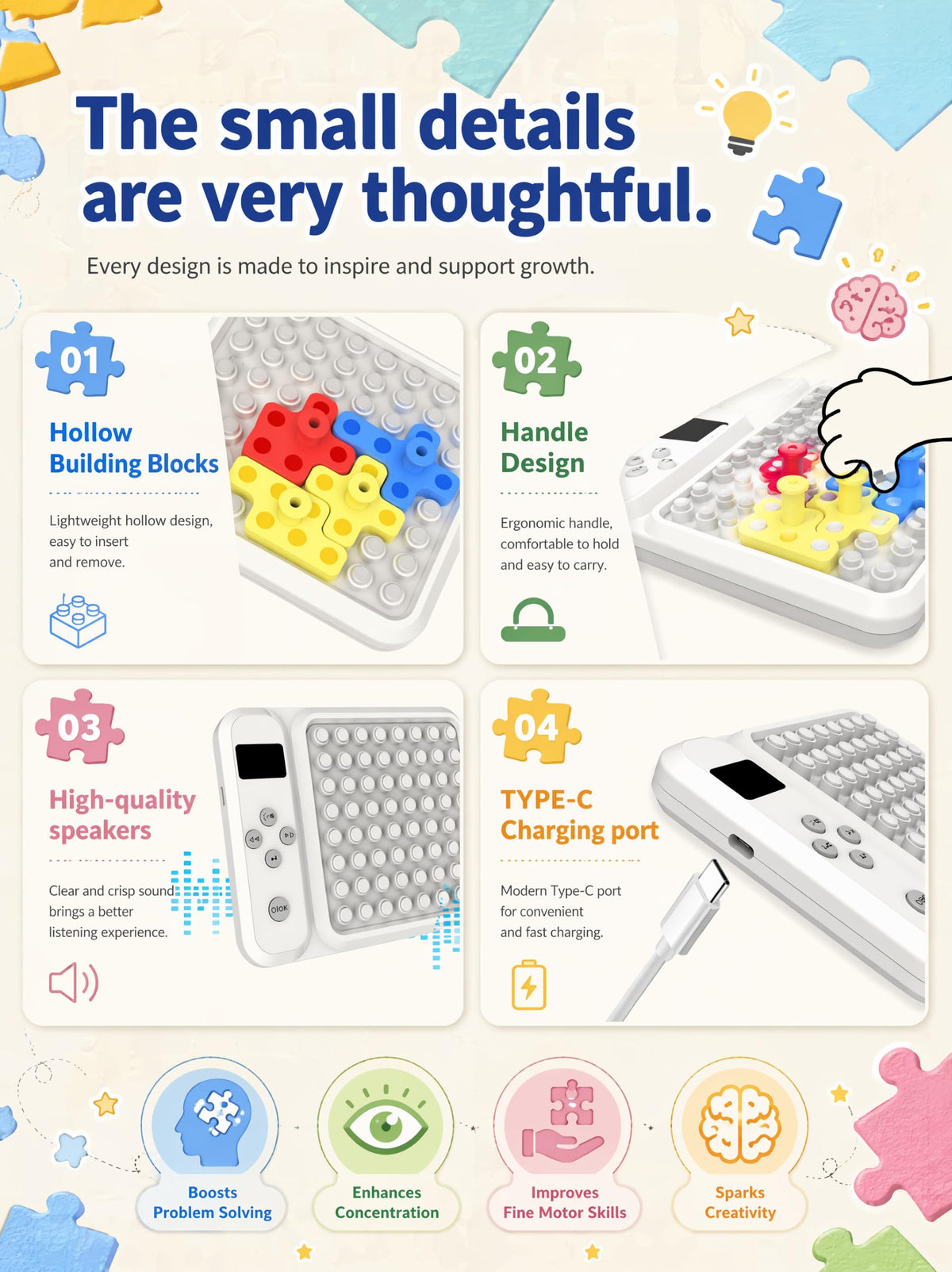 STEM Pattern Color Matching and Sliding Puzzle Set