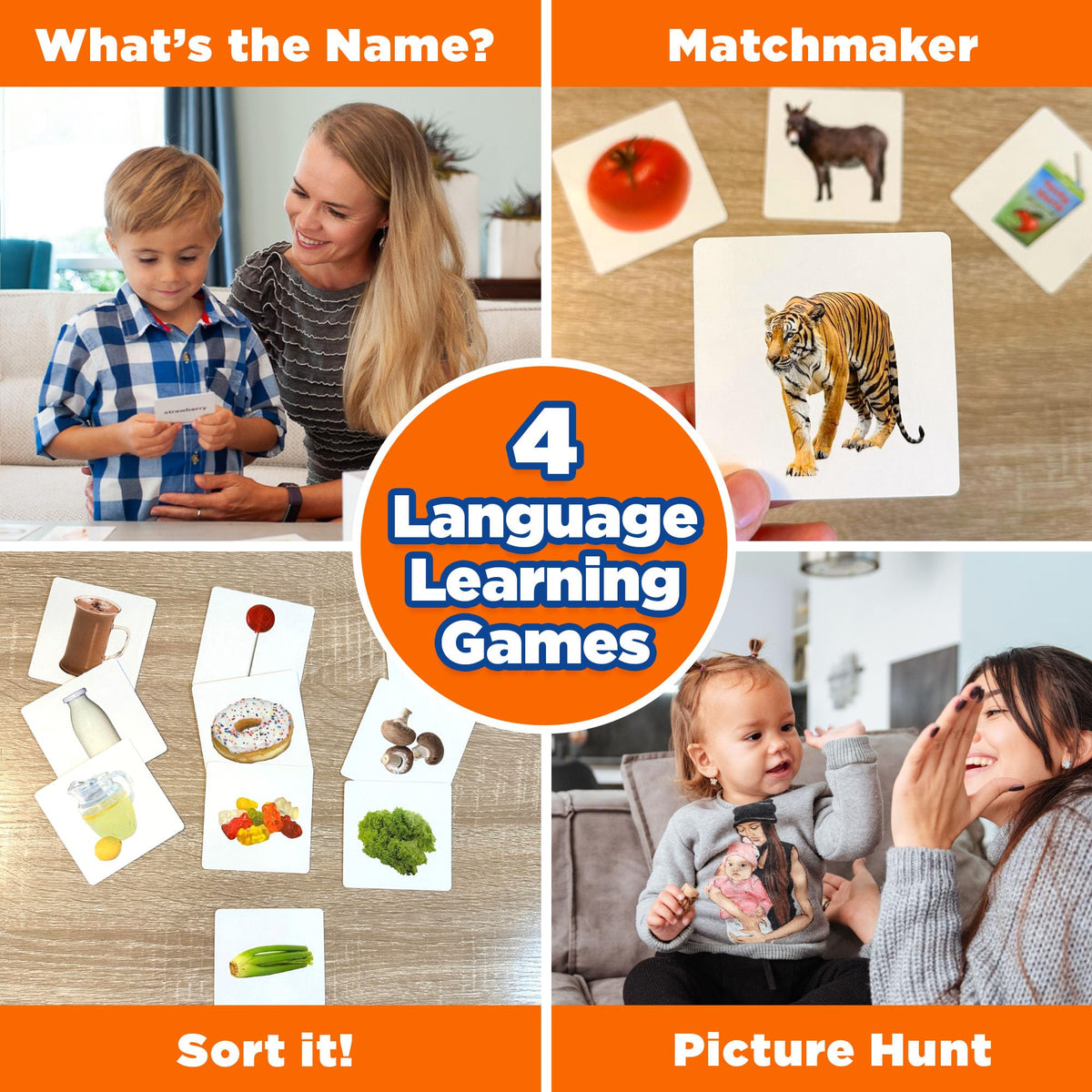 Picture Play Language Learning Cards for Kids