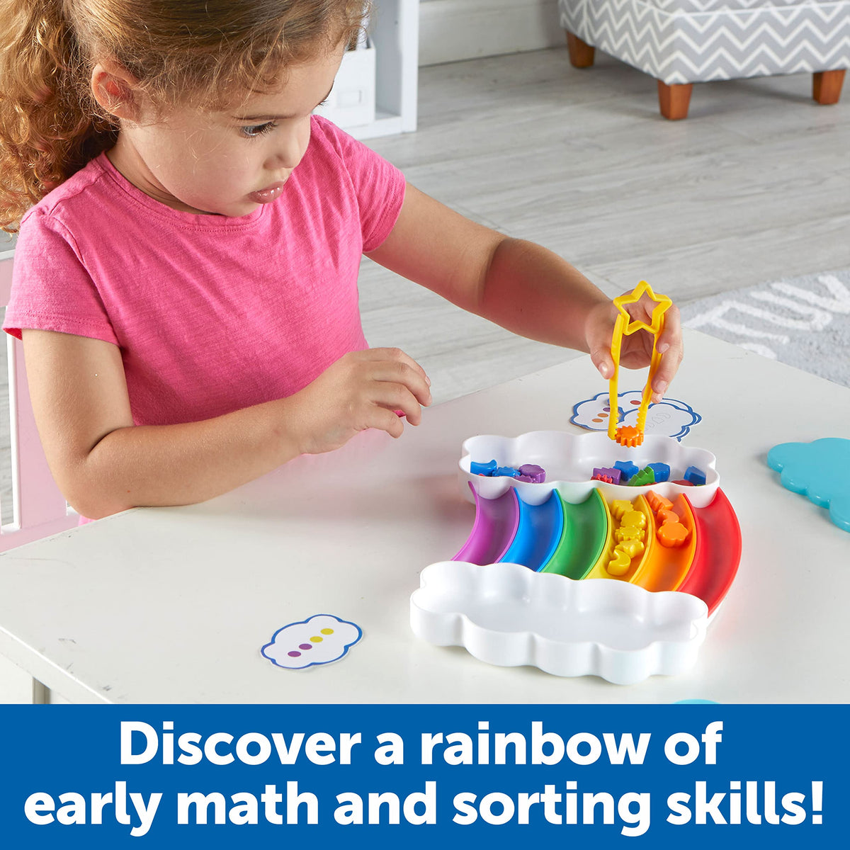 Rainbow Color Sorting Learning Toy
