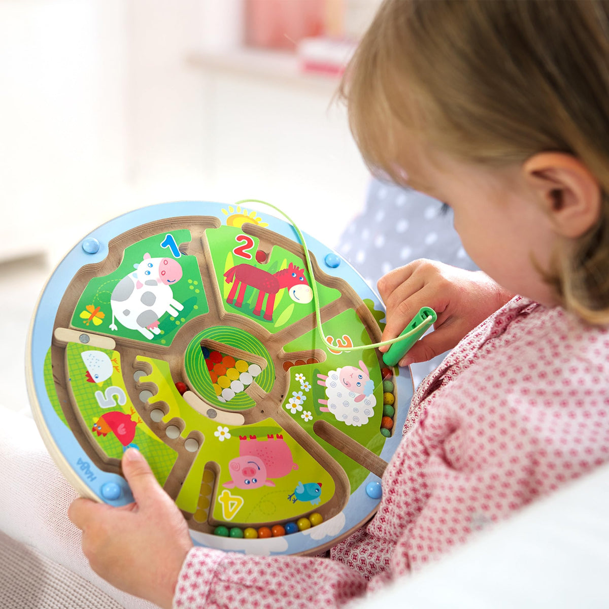 Magnetic Maze Puzzle Busy Board for Toddlers