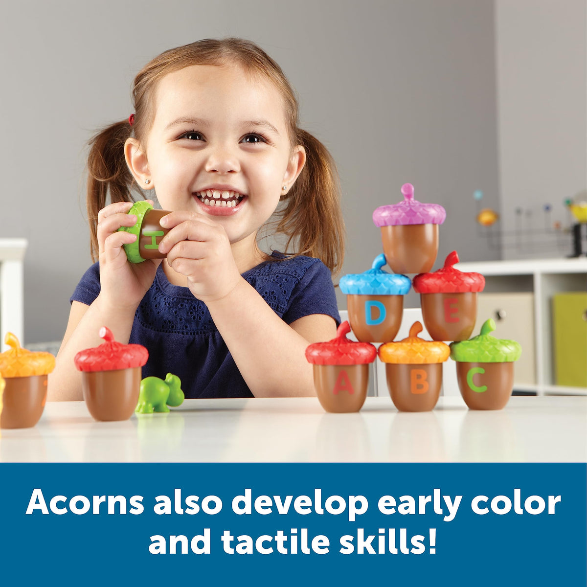 Alphabet Acorns Visual and Tactile Learning Set 78 Pieces