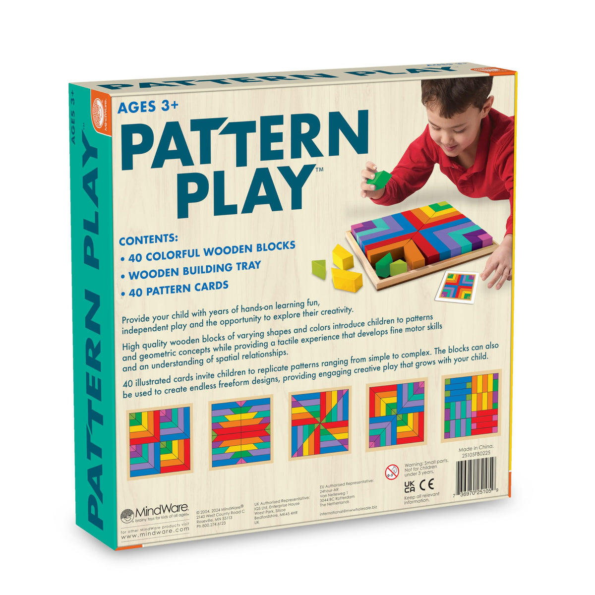 Wooden Pattern Matching Creative Puzzle Set