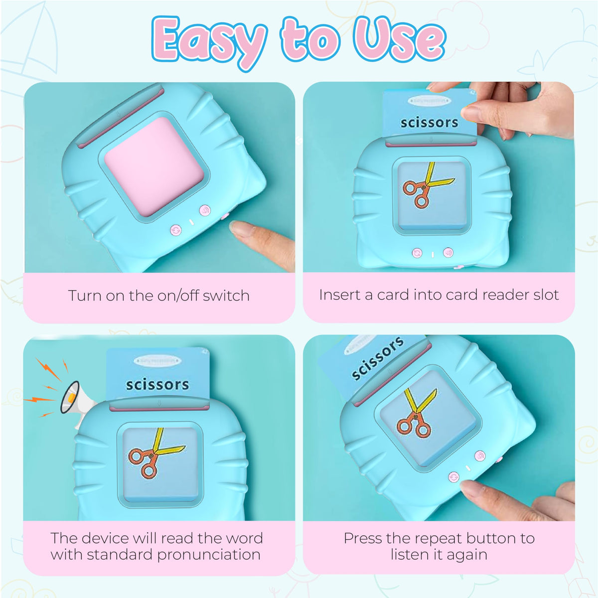 Educational Flash Cards Early Learning Set