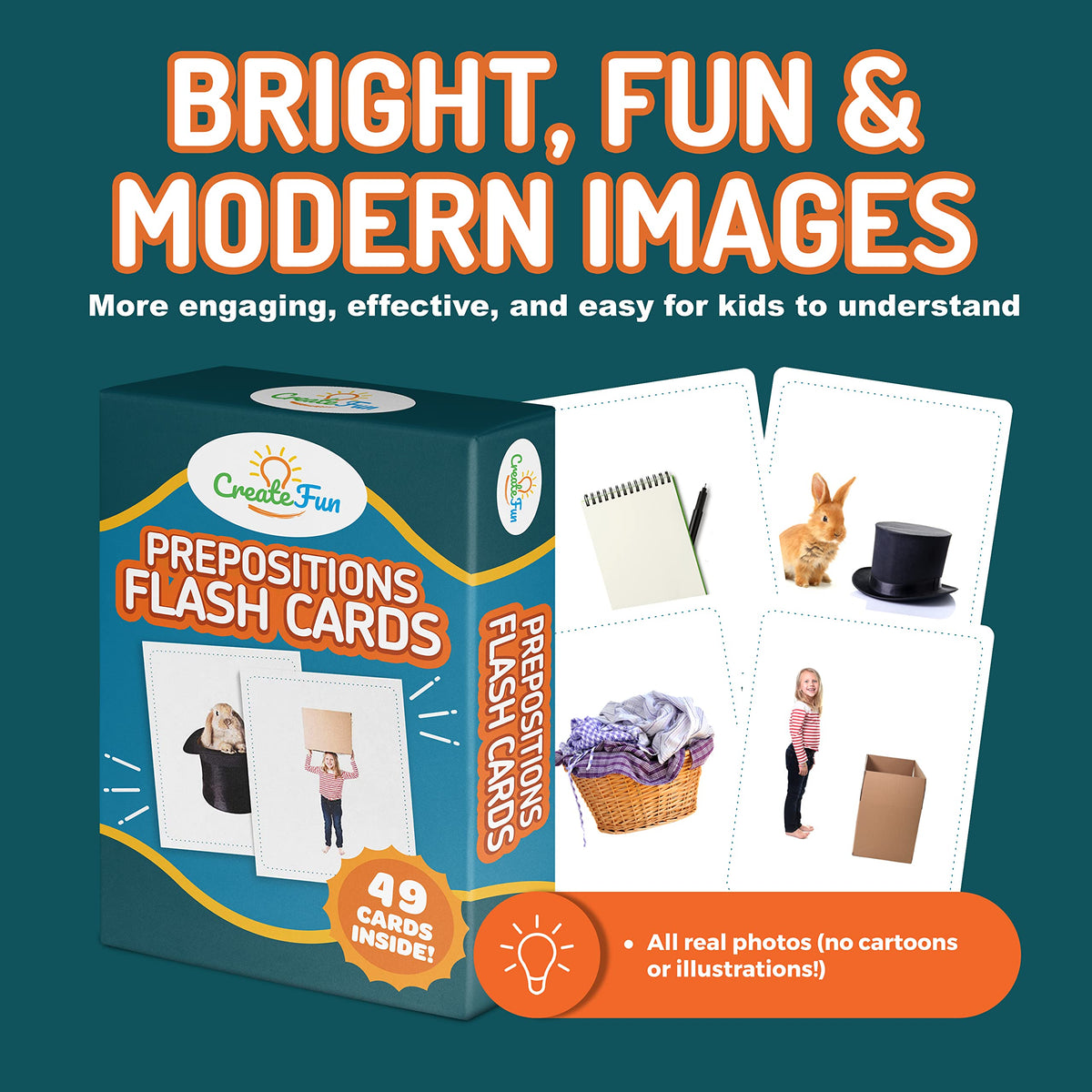 Prepositions Emotions and Verbs Flash Cards 149 Pieces