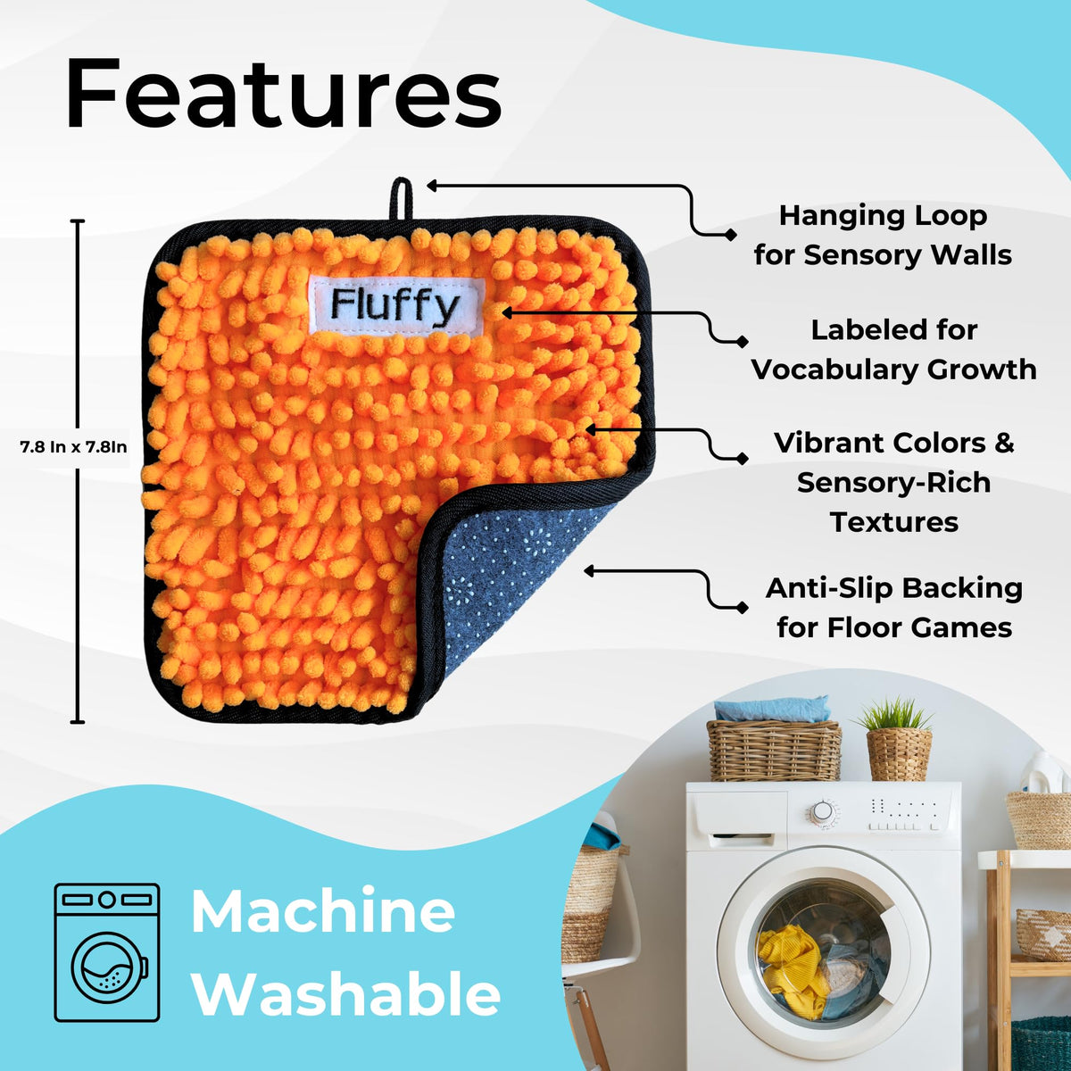Labeled Sensory Mats Early Learning Activity Set