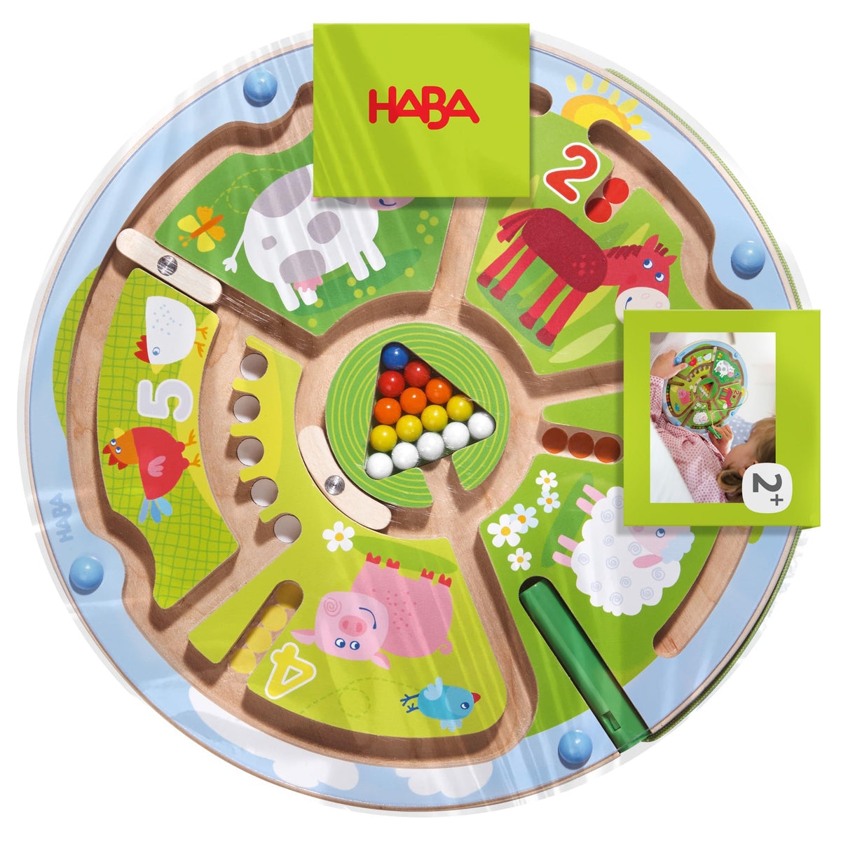 Magnetic Maze Puzzle Busy Board for Toddlers
