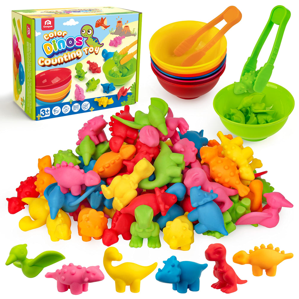 Dinosaur Counting Sorting Color Matching Learning Set