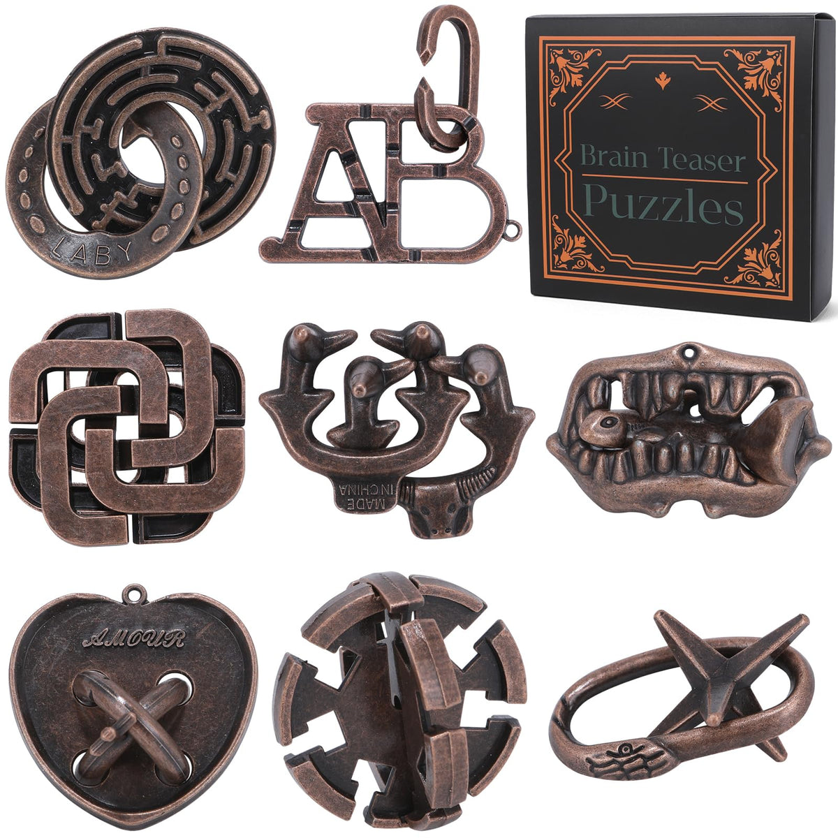3D Brain Teaser Puzzle Game for Adults and Teens