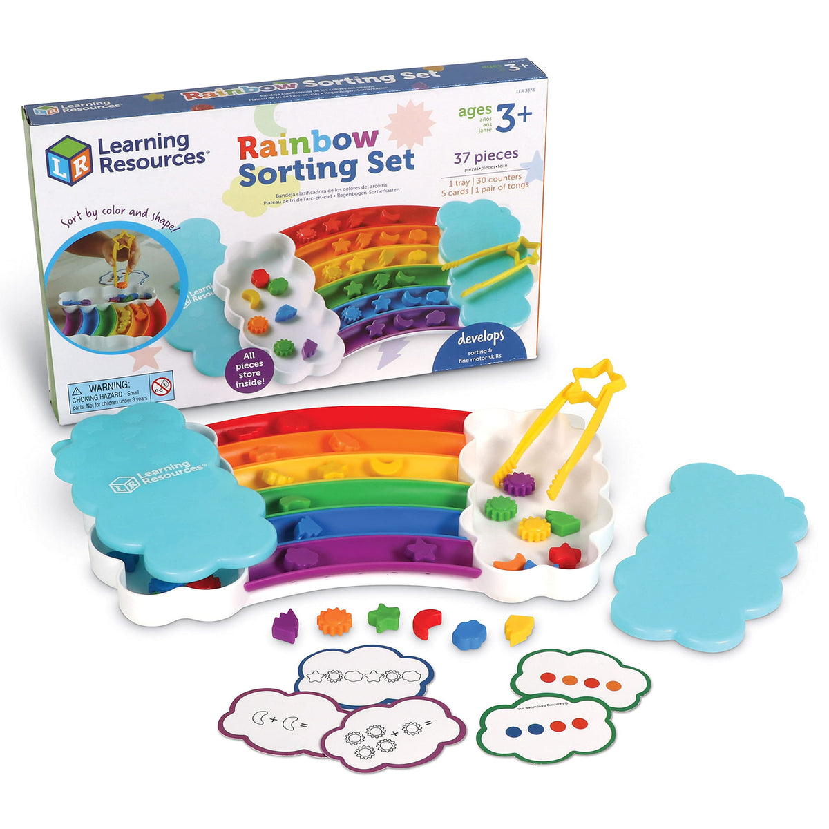 Rainbow Color Sorting Learning Toy
