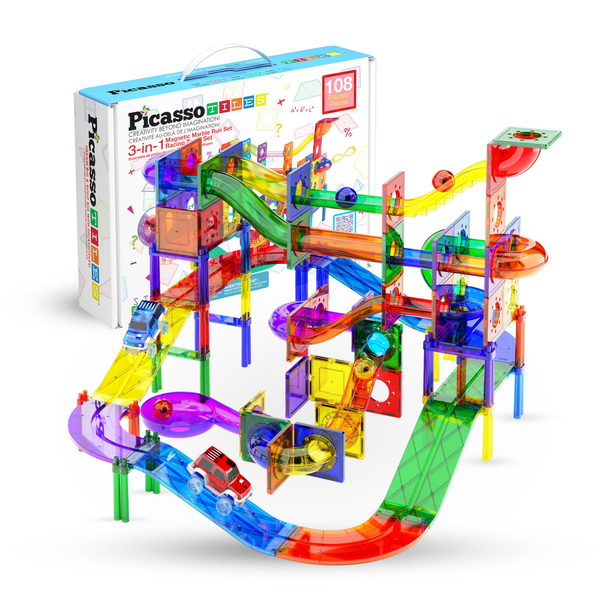 Magnetic Building Tiles Learning Set