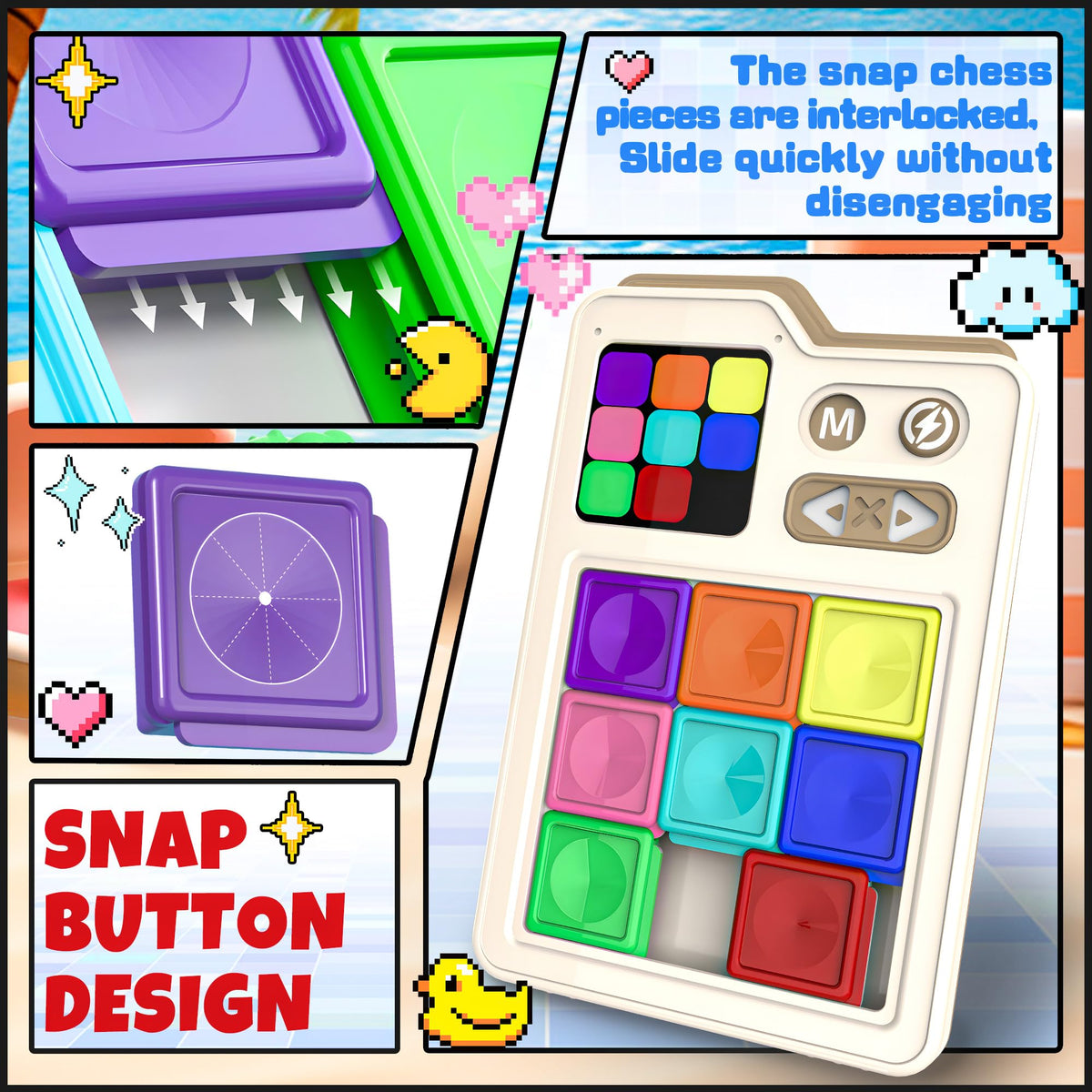 Brain Teaser Sliding Puzzle Game with 1000 Challenges