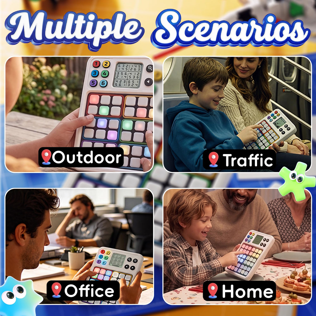 Smart Color Sudoku Electronic Brain Teaser Puzzle Game