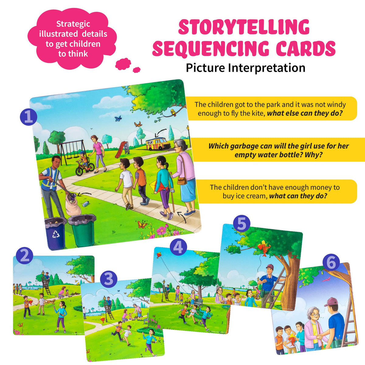 Storytelling Sequence Cards for Language Learning Skills
